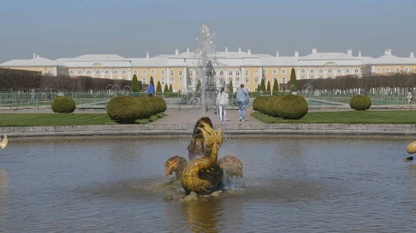 Petersburg Russia Maggio 2018 Petergof Peterhof Noto Come Petrodvorets Dal — Foto Stock