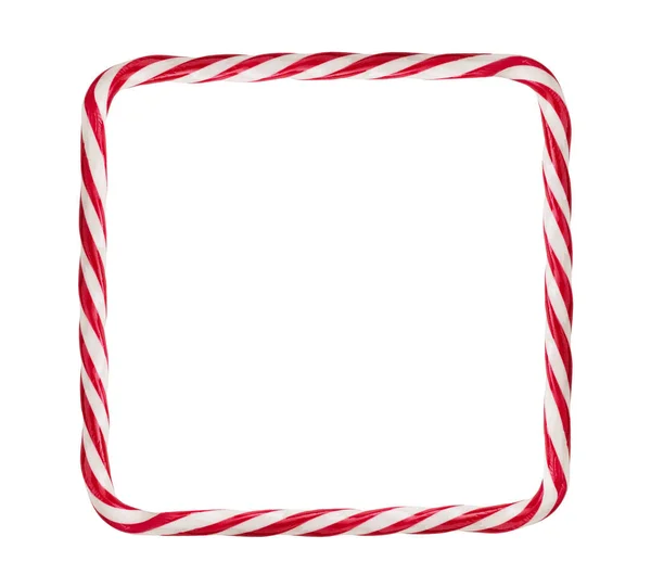 Candy Cane ramki — Zdjęcie stockowe