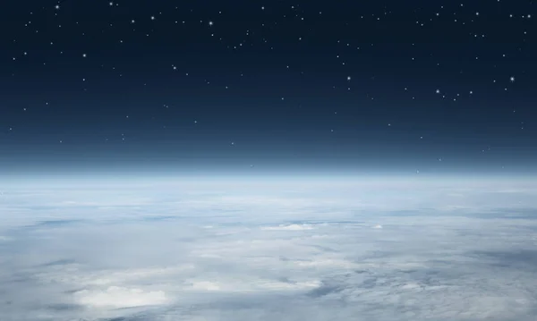 Planetjorden från ovan — Stockfoto