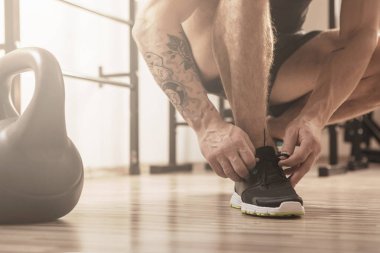     Egzersiz için hazırlanıyor