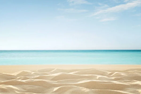 Pusty tropikalnej plaży — Zdjęcie stockowe