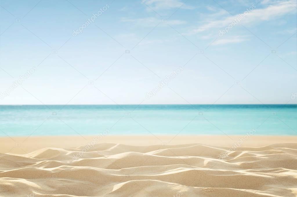Empty tropical beach
