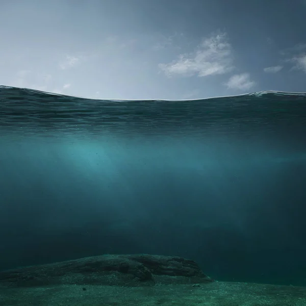 水中の空白の背景 — ストック写真