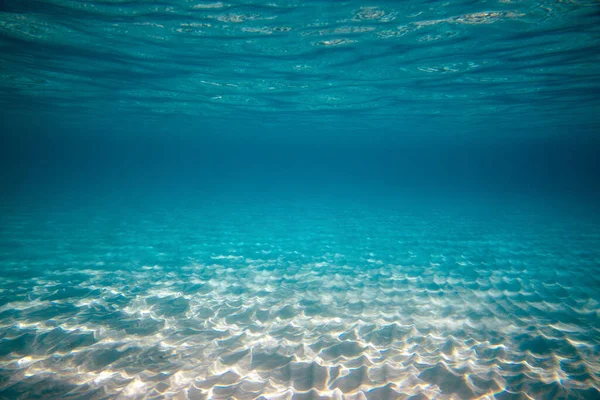 Esvaziar fundo fundo do oceano subaquático — Fotografia de Stock