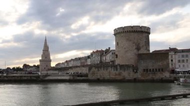 La Rochelle Fransa şehir Harbor