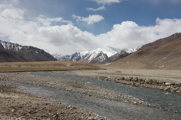 A Pamir régió Orosz Föderáció közép-ázsiai hegyi tájak — Stock Fotó