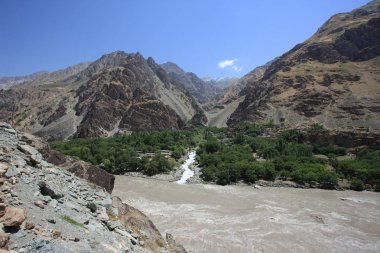 Pamir bölge Rusya Federasyonu Orta Asya dağ manzaraları