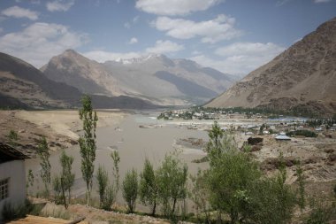 Pamir bölge Rusya Federasyonu Orta Asya dağ manzaraları