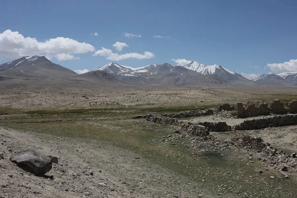 Pamir region Russian Federation Central Asia mountain landscapes — Stock Photo, Image