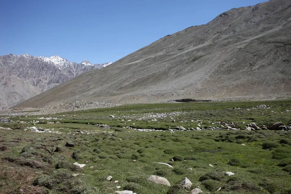 A Pamir régió Orosz Föderáció közép-ázsiai hegyi tájak — Stock Fotó