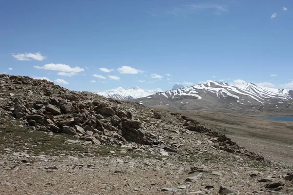 パミール高原地域ロシア中央アジアの山の風景 — ストック写真