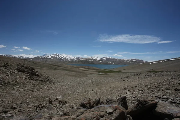 パミール高原地域ロシア中央アジアの山の風景 — ストック写真