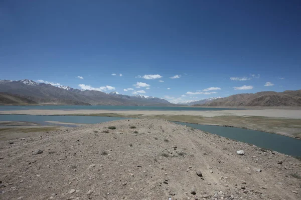 A Pamir régió Orosz Föderáció közép-ázsiai hegyi tájak — Stock Fotó