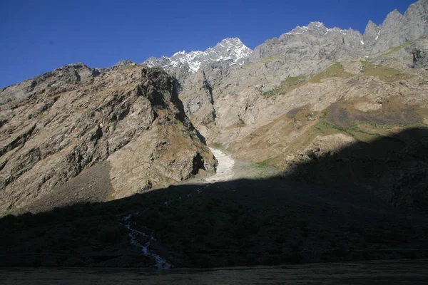 Pamir region Russian Federation Central Asia mountain landscapes — Stock Photo, Image