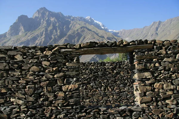 Pamir region Russian Federation Central Asia mountain landscapes — Stock Photo, Image