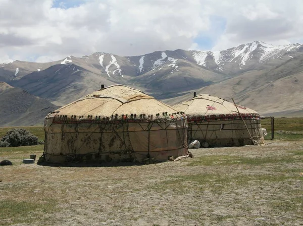 Pamir region Russian Federation Central Asia mountain landscapes — Stock Photo, Image