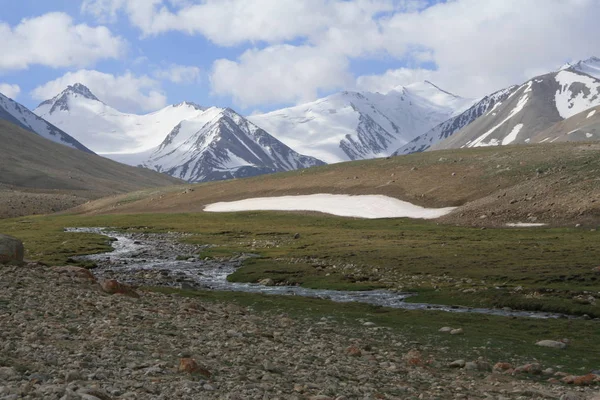 Pamir region Russian Federation Central Asia mountain landscapes — Stock Photo, Image