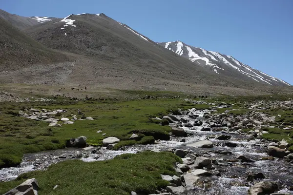 Ρωσική Ομοσπονδία Κεντρική Ασία περιοχή Παμίρ ορεινά τοπία — Φωτογραφία Αρχείου