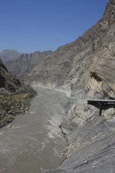 Pamir Rusko střední Asie horské krajiny — Stock fotografie