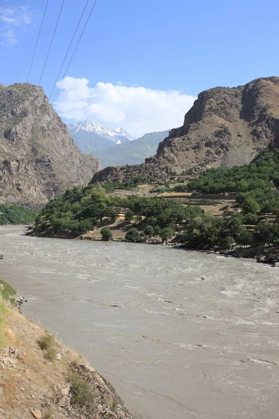 Pamir Rusko střední Asie horské krajiny — Stock fotografie