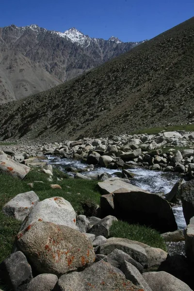 Pamir Rusland Centraal-Azië berglandschappen — Stockfoto