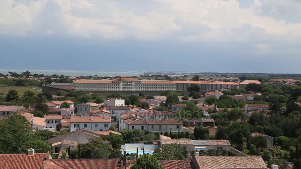 Il de Re Francia video de la ciudad — Vídeo de stock