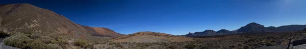 山の風景パノラマ テネリフェ島スペイン テイデ火山 — ストック写真