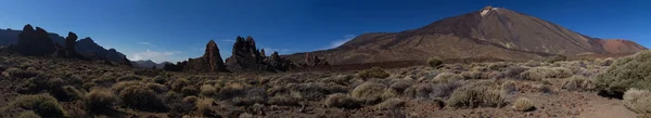 Hegyi táj panoráma Tenerife island Spanyolország Teide vulkán — Stock Fotó