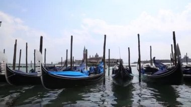  gondol Venedik Venezia İtalya bahar video 1080p