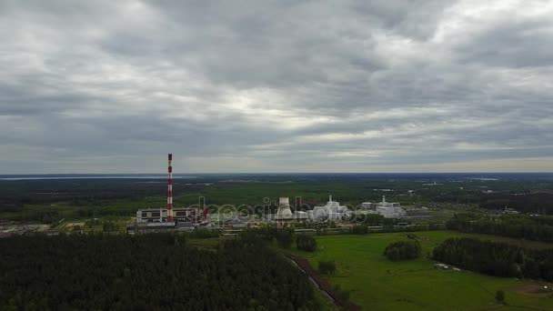 Vue aérienne de la campagne, drone vue du dessus 4K UHD vidéo — Video