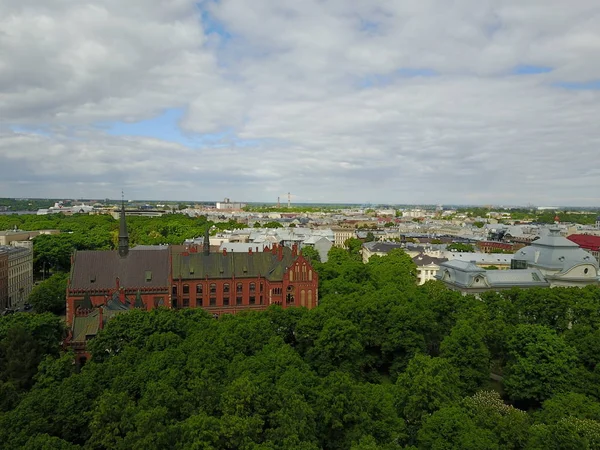 Riga Old Town Aerial drone top view — Stock Photo, Image