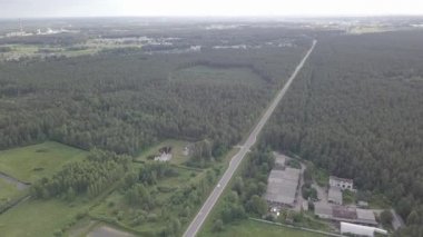 Kırsal, dron üstten görünüm 4k Uhd video havadan görünümü