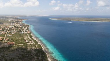 Deniz plaj sahil Bonaire Adası Karayip Denizi