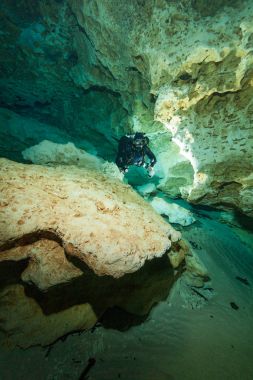 Ginnie Springs Florida Usa dalış dalgıçlar sualtı mağaraları