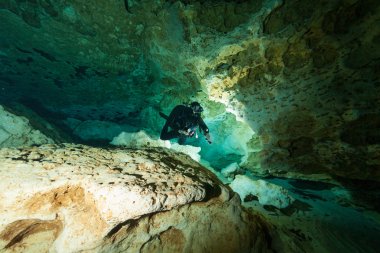 Ginnie Springs Florida Usa dalış dalgıçlar sualtı mağaraları