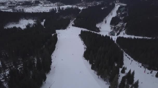 sníh Hora Slovensko lyžařské zimní Jasna Europa letecké dron pohled shora