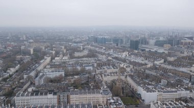 London Hyde Park İngiltere'de İngiltere dron üstten görünüm havadan görünümü