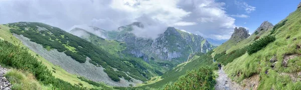 Hermosos Paisajes Montaña Escalada Trekking Senderismo Turismo Zakopane Polonia Eslovaquia — Foto de Stock
