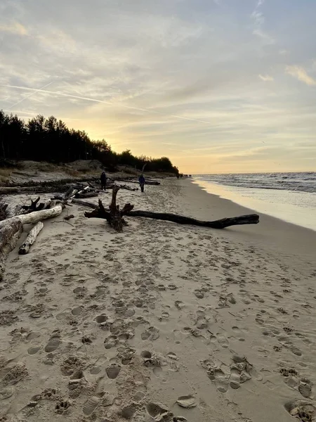 Gauja Fluss Lettland Mündet Ostsee — Stockfoto