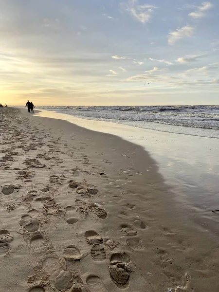 Гауя Ріка Латвія Впадає Балтійське Море — стокове фото