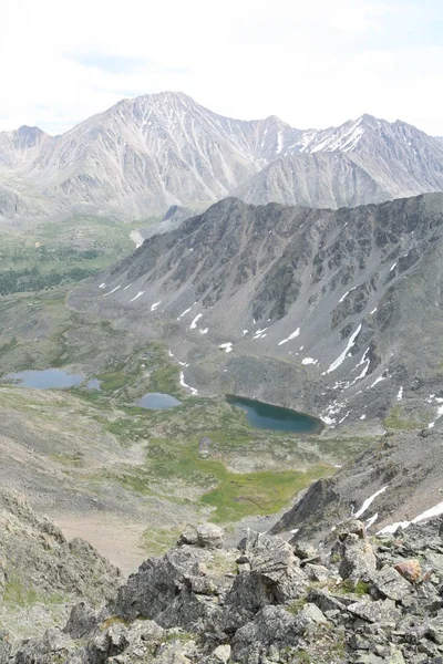 Altay Bölgesi Rusya Dağ Manzaraları — Stok fotoğraf