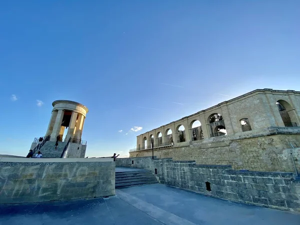 Valetta Şehri Malta Capital Manzara Mimarisi Seyahat Resimleri — Stok fotoğraf