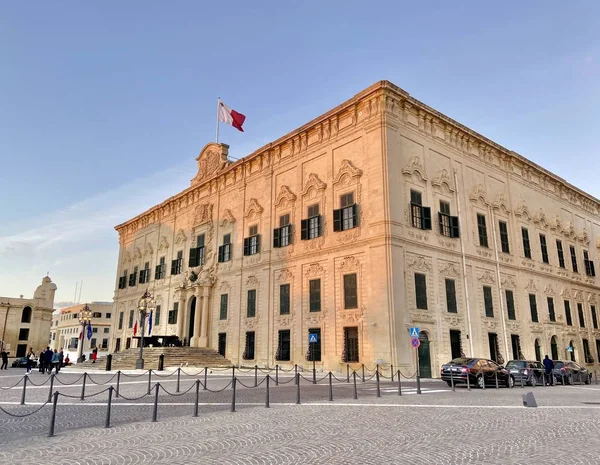 Valetta Cidade Malta Capital Paisagem Arquitetura Viagens Fotos — Fotografia de Stock