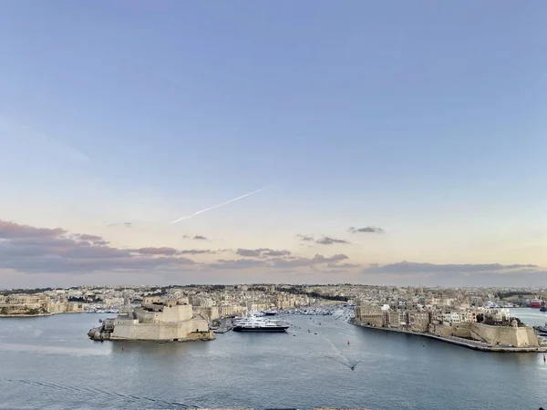 Город Валетта Мальта Столичная Ландшафтная Архитектура Фотографии Путешествия — стоковое фото