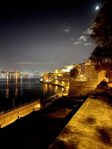 Malta Kır Adası Akdeniz Manzarası Seyahat Resimleri — Stok fotoğraf