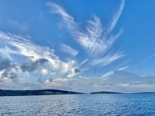 Malta Kır Adası Akdeniz Manzarası Seyahat Resimleri — Stok fotoğraf