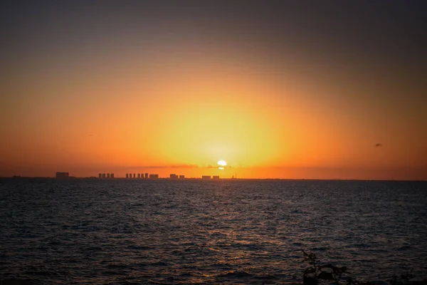 Sonnenuntergang über der Karibik — Stockfoto