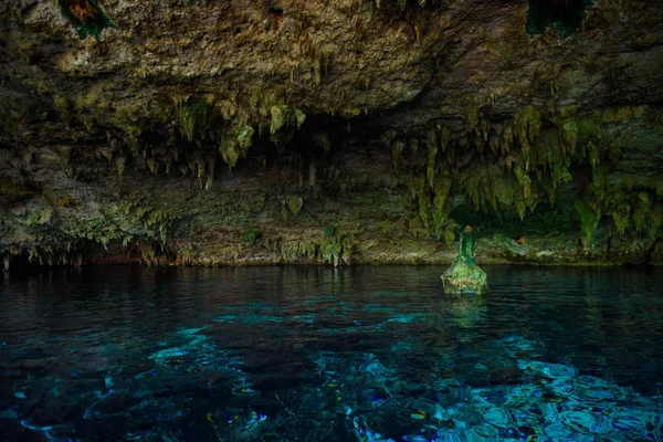 Cenote Dos Ojos Przewodniczący — Zdjęcie stockowe