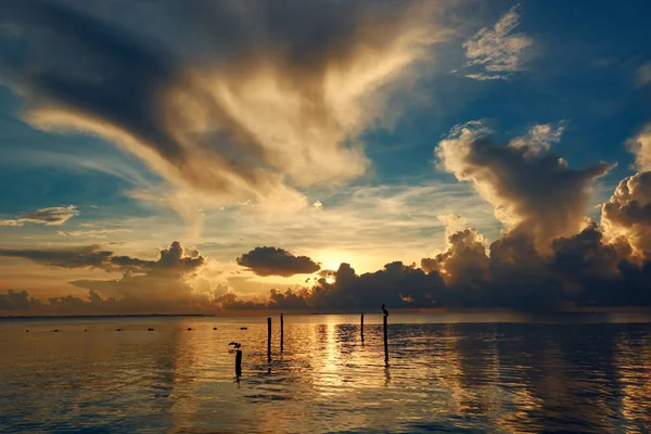 Aube sur la mer des Caraïbes — Photo