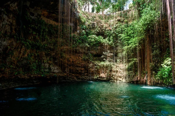 Cenote Ecoturistico Ik-Kil — стокове фото